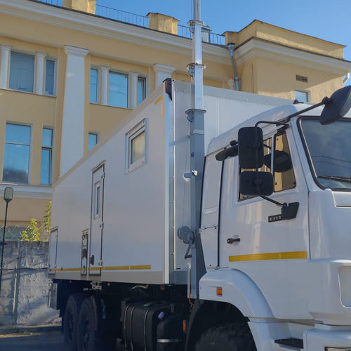 Мачта ММО на автомобиле
